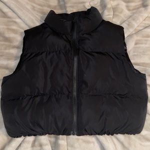SHEIN Puffer-Vest, Cropped, Size: Small